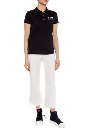 Logo-printed polo shirt, zdjęcie 2 Logo-printed polo shirt od EA7 Emporio Armani